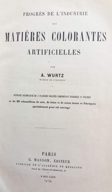 null [TEXTILE]
4 ouvrages anciens sur les matières colorantes de l'industrie du tissu....