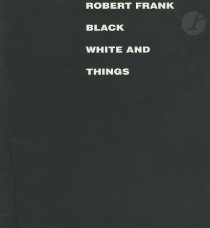  FRANK, ROBERT (1924-2019) 4 volumes. *Black white and things. National Gallery of...