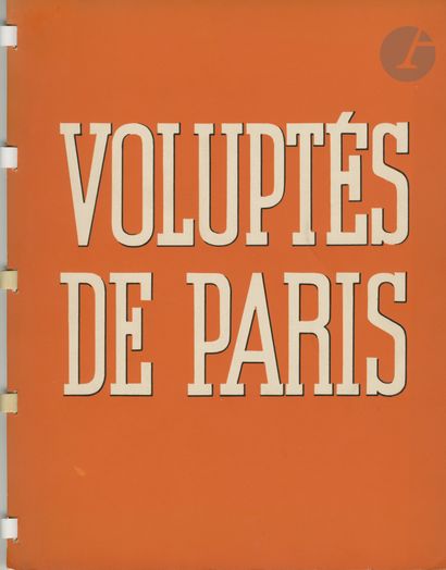 null BRASSAÏ (GYULA HALÀSZ, DIT) (1899-1984)
Voluptés de Paris. 
Paris-Publications,...
