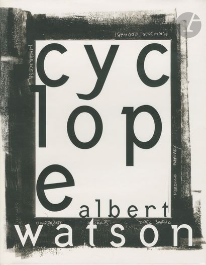 null WATSON, ALBERT (1942
)Cyclops.
Éditions du Collectionneur, Paris, 1994,
In-4...