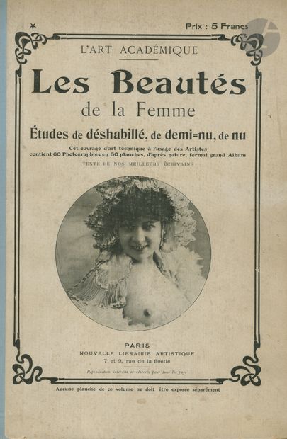 null NU - LES BEAUTÉS DE LA FEMME
2 volumes.
* Le Nu d'après Nature. La Femme. 
Documents...