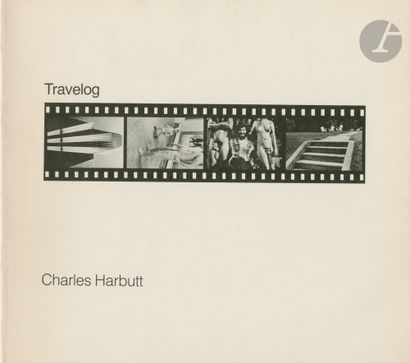  HARBUTT, CHARLES (1935-2015) Travelog. The MIT Press, 1973. In-8 (20,5 x 23 cm)....