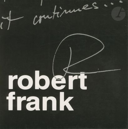  FRANK, ROBERT (1924-2019 )6 volumes. *Thank you. Scalo 1996. Robert Frank. Galeria...
