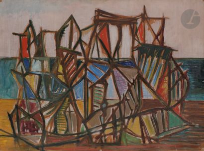 Jacques GERMAIN (1915-2001 )Composition,...