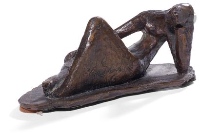 null Constantin ANDRÉOU [franco-brésilien] (1917-2007)
Jeune femme allongée.
Sculpture...