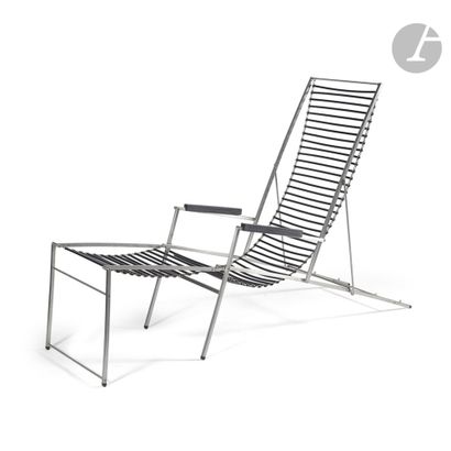 null MATHIAS CLAERHOUT (b. 1973
)
DeckopperModular lounge chair. Stainless steel...