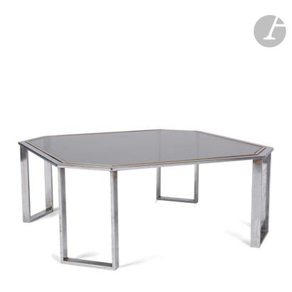 null WORK FROM THE 1970-80's IN THE TASTE OF ROMEO REGATT
low octagonal
table
. The...