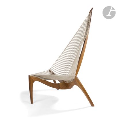 null Jørgen HØVELSKOV (1935-2005) & KOCH DESIGNThe
Harp Chair, the model designed...