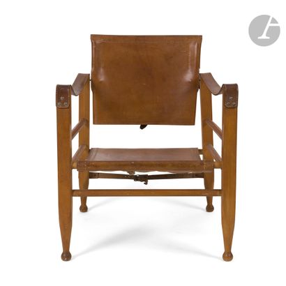 null IN THE TASTE OF KAAR KLINT (1888-1954) 
SafariArmchair
with a completely dismountable...