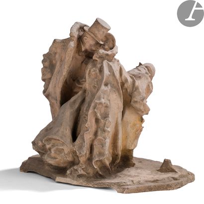 null CARL MILLES (1875-1955)
Le baiser volé, le modèle conçu vers [1899]
Sculpture.
Épreuve...