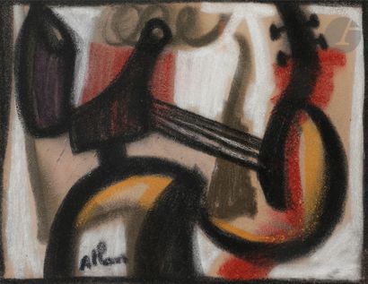 null Jean-Michel ATLAN (1913-1960)
Composition
Pastel.
Signé en bas à gauche.
24...