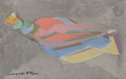 null Jacques VILLON (1875-1963)
Un Oiseau, 1947
Huile sur toile.
Signée en bas à...