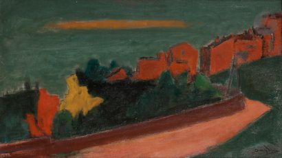 null 
Henri HAYDEN (1883-1970)

Paysage de Roussillon, vers 1943-44

Huile sur toile.

Signée...