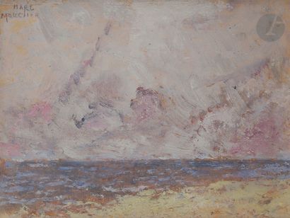 null Marc MOUCLIER (1866-1948)
Paysage de mer - Chien dans son panier
1 Huile sur...