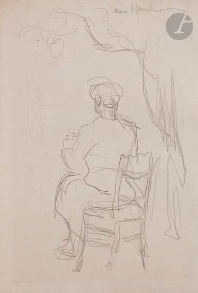 Marc MOUCLIER (1866-1948) Femme assise de...