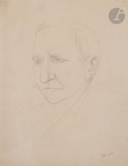  Pierre Jacob known as TAL-COAT (1905-1985 )Portrait of Gertrude Stein, 1935Pencil...