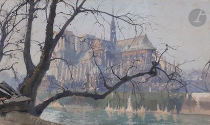Albert BRENET (1903-2005
)The Cathedral Notre-Dame...