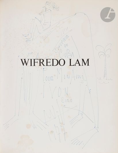 null Wifredo LAM (1902-1982)
Composition, 1976 et 1967
2 encres avec envoi autographe...