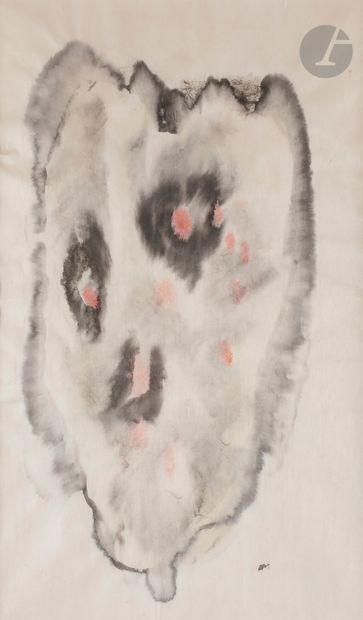 null Henri MICHAUX (1899-1984
)Composition,
1958China
ink
and colored ink on japan.
Monogrammed...