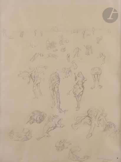 Miodrag Djuric, known as DADO (1933-2010
)Composition,
1966Lead

pencil.


Signed,...