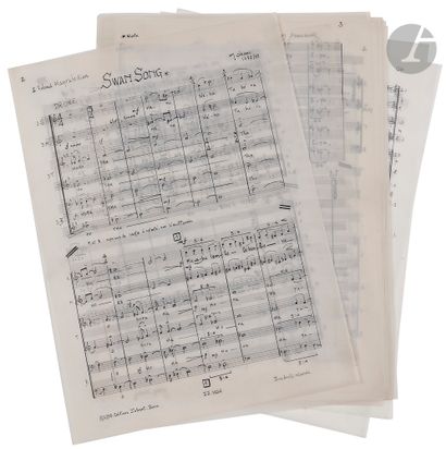 Maurice OHANA (1913-1992). Manuscrit musical...