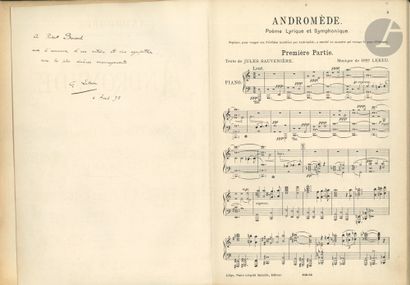 null Guillaume LEKEU (1870-1894). – Andromède. Poème lyrique et symphonique pour...