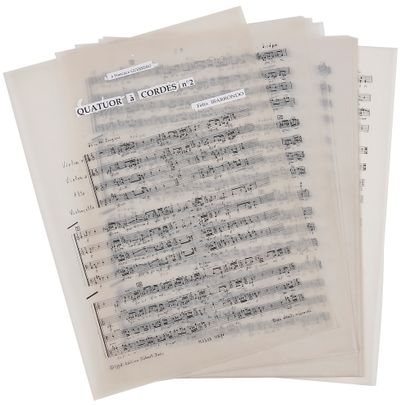 Félix IBARRONDO (né 1943). Manuscrit musical...