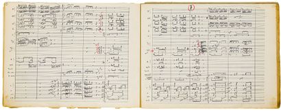 null Manuel ROSENTHAL (1904-2003). Manuscrit musical autographe signé, La Fête du...