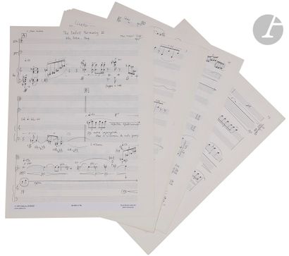 TÔN-THÂT Tiêt (né 1933). 2 manuscrits musicaux...