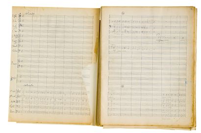 null Henri CLIQUET-PLEYEL (1864-1963). Manuscrit musical autographe, Suite picturale,...