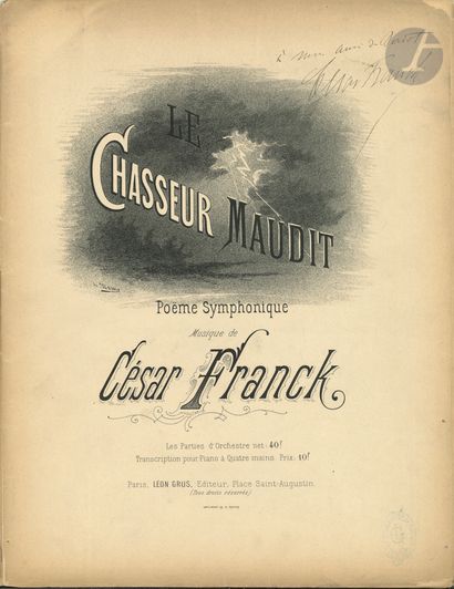 null César FRANCK (1822-1890). Le Chasseur maudit. Poëme symphonique… Transcription...