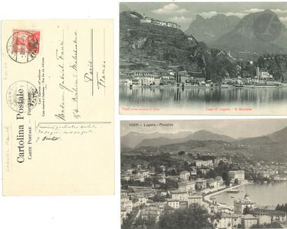 • Gabriel FAURÉ. 3 cartes postales autographes,...