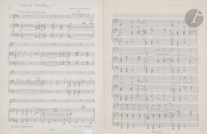 Eugene KURTZ (1923-2006). 13 manuscrits musicaux...