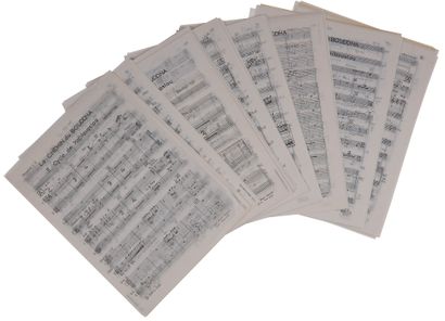 TÔN-THÂT Tiêt (né 1933). Manuscrit musical...