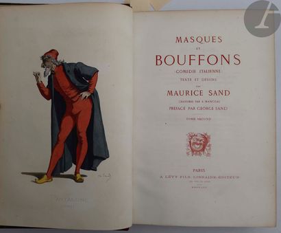 null SAND (Maurice).
Masques et bouffons (Comédie italienne). Préface de George Sand.
Paris...