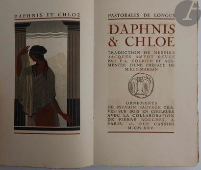 null LONGUS - SAUVAGE (Sylvain).
Daphnis et Chloé. Traduction de messire Jacques...