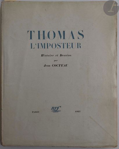  COCTEAU (Jean). Ensemble de 6 ouvrages : - Thomas l'imposteur. Histoire et Dessins...