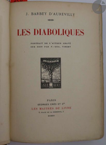 null BARBEY D'AUREVILLY (Jules).
Les Diaboliques.
Paris : Georges Crès et Cie, 1912....