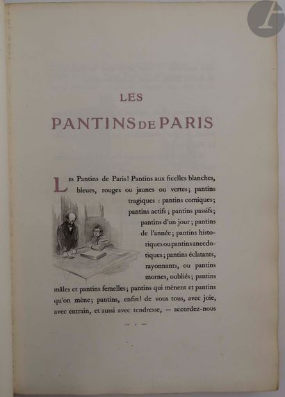 null COQUIOT (Gustave) - FORAIN (Jean-Louis).
Les Pantins de Paris.
Paris : Auguste...
