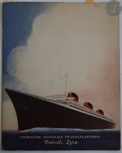 null [PUBLICITÉ - PAQUEBOT].
“Normandie”.
S.l. : éditions “Atlantique”, [vers 1935]....