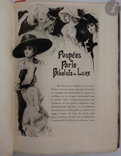 null COQUIOT (Gustave) - LOBEL-RICHE (Alméry).
Poupées de Paris. Bibelots de luxe.
Paris...