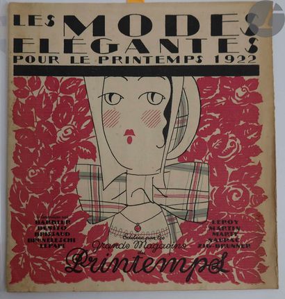 null [PUBLICITÉ - MODE]. 
Les Modes élégantes pour le printemps 1922.
Paris : Les...