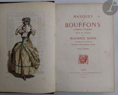 null SAND (Maurice).
Masques et bouffons (Comédie italienne). Préface de George Sand.
Paris...