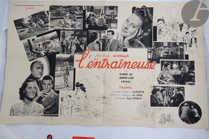 null [CINÉMA].
Brochures concernant le film franco-allemand L'Entraîneuse, sorti...
