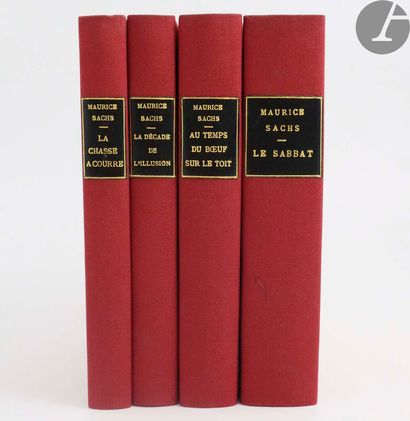 null SACHS (Maurice).
Ensemble de 4 ouvrages de Maurice Sachs.
4 ouvrages en 4 volumes...
