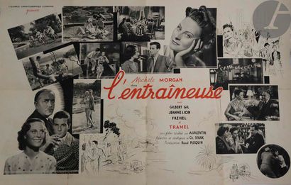 null [CINÉMA].
Brochures concernant le film franco-allemand L'Entraîneuse, sorti...