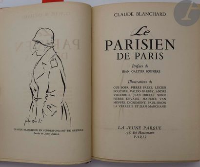 null BLANCHARD (Claude).
Le Parisien de Paris. Préface de Jean Galtier-Boissière.
Paris...