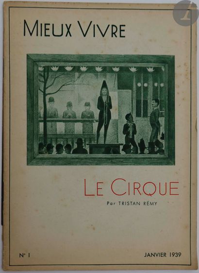 null [CIRQUE] - SERGE.
Panorama du Cirque.
Paris : Éditions Arc en Ciel, [1944]....