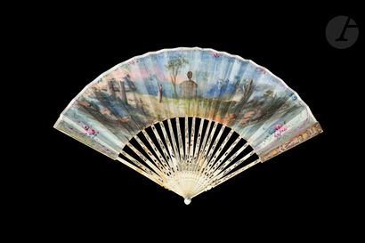 null Treasures for Shepherdesses, Europe, ca. 1770-1780
Folded fan, the double sheet...