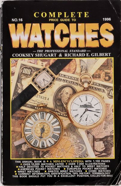 null Lot of 7 books on watches including: 

- "CARTIER. A century of Cartier wristwatches",...